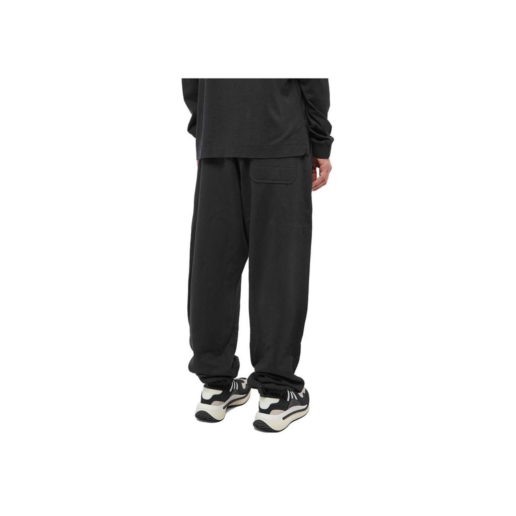 Y-3 Elastic Waistband Solid Joggers Men Bottoms Black IL1784