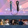 Condenser Microphone, Smartphone Microphone for Karaoke, Computer Karaoke, U-Shaped, 3.5mm Audio Adapter Included, Handheld Wired Microphone for Live