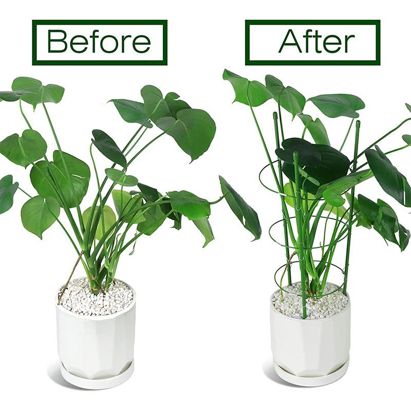 1 шт. клетки для томатов для поддержки растений для сада, небольшие клетки для томатов и опоры с регулируемыми кольцами для садовых горшков, колья для растений, кольца для решетки для томатов