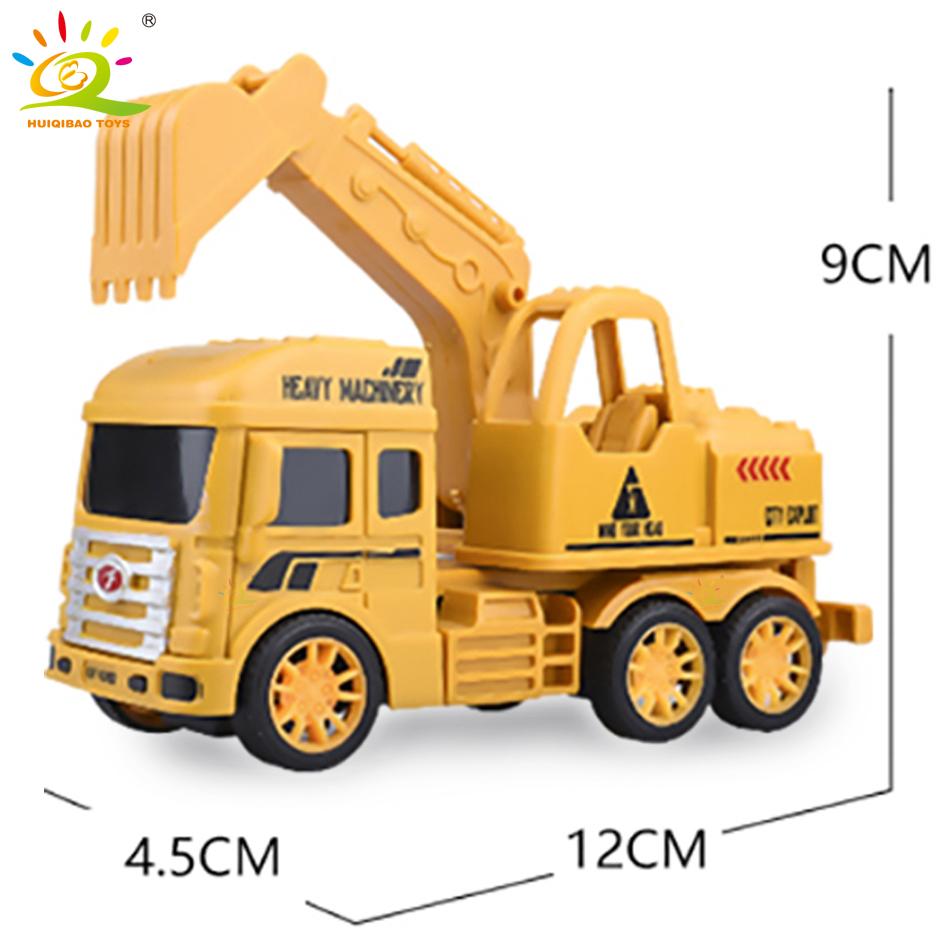 Литой автомобиль, инженерная модель, экскаватор, кран-самосвал, мусоровоз, классическая городская конструкция, детская игрушка для мальчика