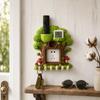 3D Printed Forest Tree Hole Switch Storage Rack Creative Remote control storage  Living Room Decor