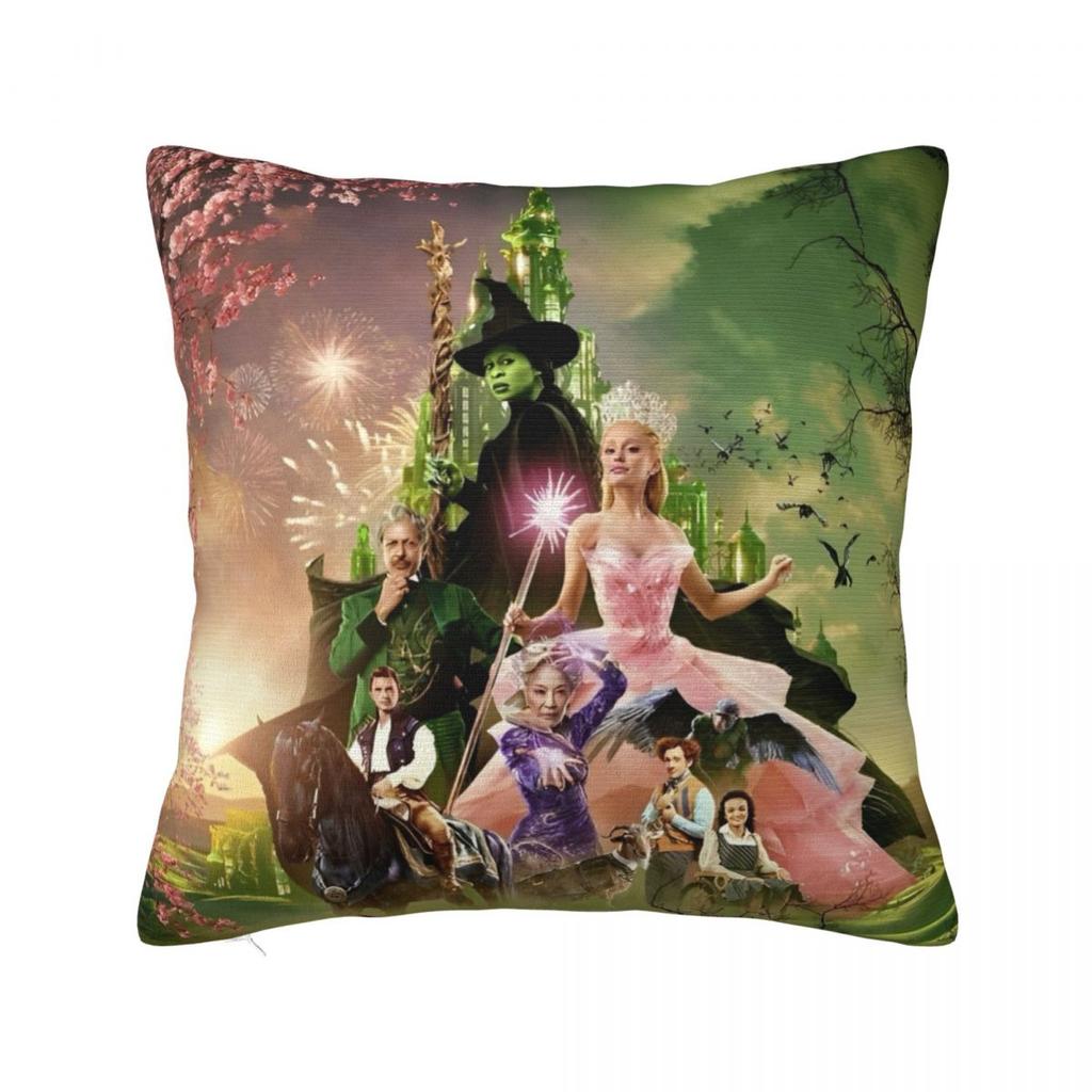 Wicked Glinda Elegant Good Witch Movie Pillow Cover Pillow Case For Sofa Home Decorative Cushion Cover Square Pillowcases
