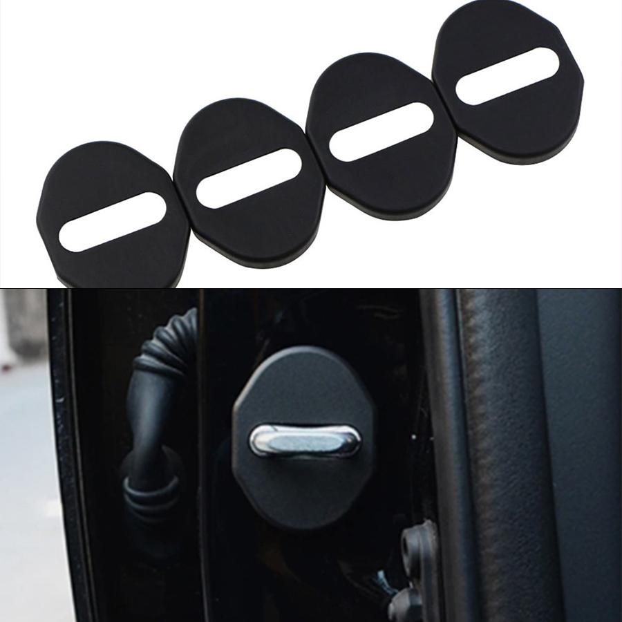 8pcs ABS Car Door Lock Cover Door Check Arm Stopper Cover for Mitsubishi Lancer EX ASX Outlander Sport Protector Accessories