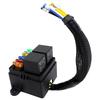 6-Way with 2 Relay Boxes Car 12V Fuse Box 2 4-Pin 80A Relays and 6 ATCATO Fuse Holders Suitable for Cars RVs Ships Etc Relays 5