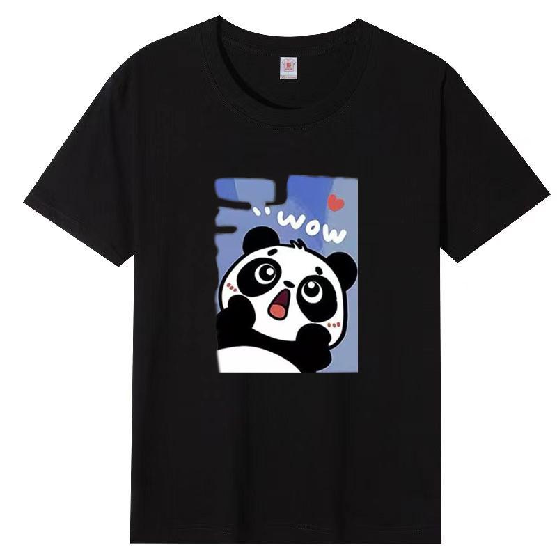 Женская летняя популярная футболка с короткими рукавами из хлопка, дышащая, свободная футболка с принтом, повседневная