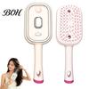 Electric Hair Comb Steam Brush with Essence & Measuring Cup, Rechargeable Anti-Static Scalp Static Reducing Massager Spray Brush, Frizz Control