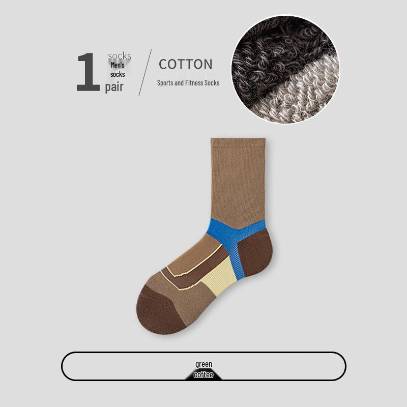 Мужские профессиональные баскетбольные носки до середины икры - Влагоотводящие, Нескользящие, Идеальны для бега и фитнеса