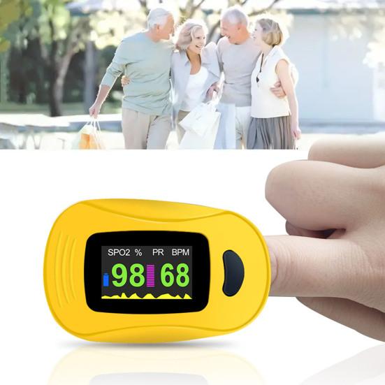 Неинвазивный измеритель кислорода в крови. Высокоточный. Работает от батареи. Простой в использовании. Компактный.