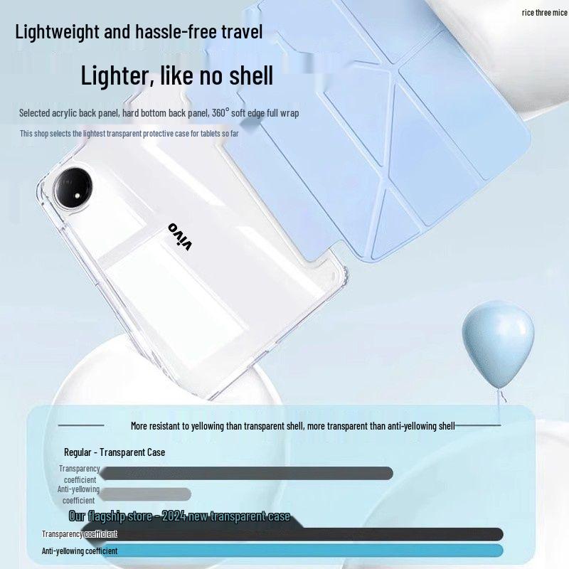 Противоударный защитный чехол для Vivopad 5Pro/3Pro со слотом для стилуса и Y-образной трехсекционной акриловой крышкой