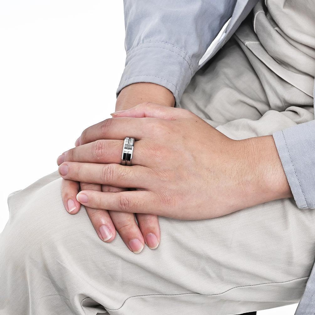 8 мм простое зеркальное вольфрамовое кольцо для мужчин и женщин индивидуальное хип-хоп ювелирное изделие не выцветает унисекс пара обручальное кольцо на палец