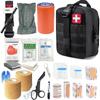131pcs First Aid Kit, First Aid Trauma Kit, Military Medical First Aid Kit with Tourniquet, Camping Equipment Supplies Emergency