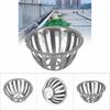 2PCS Round Shape Floor Drain Cover Stainless Steel Ground Drain Strainer Storm Drain Filter  Yard