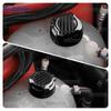 Carbon Fiber Style Coolant Cap Cover Sticker for Abarth 595 595C 695 695C Fiat 500 500C 2016-2024 Interior Panel