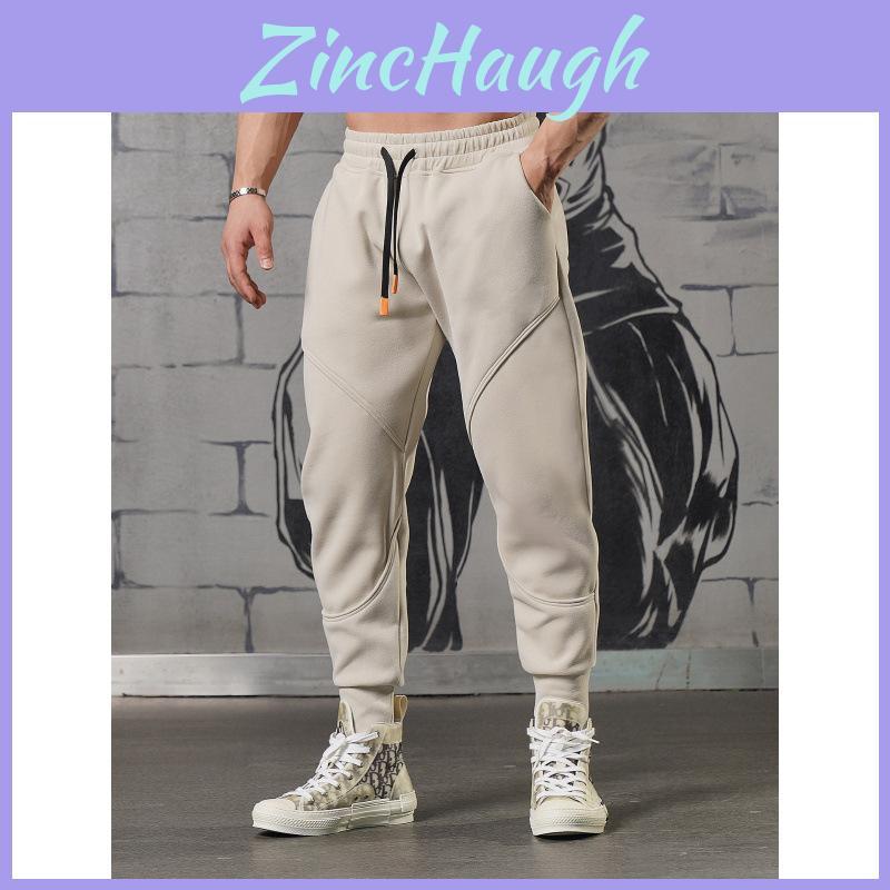 Sport Casual Pants Men With Stretch Fabric For Running And Gym Training