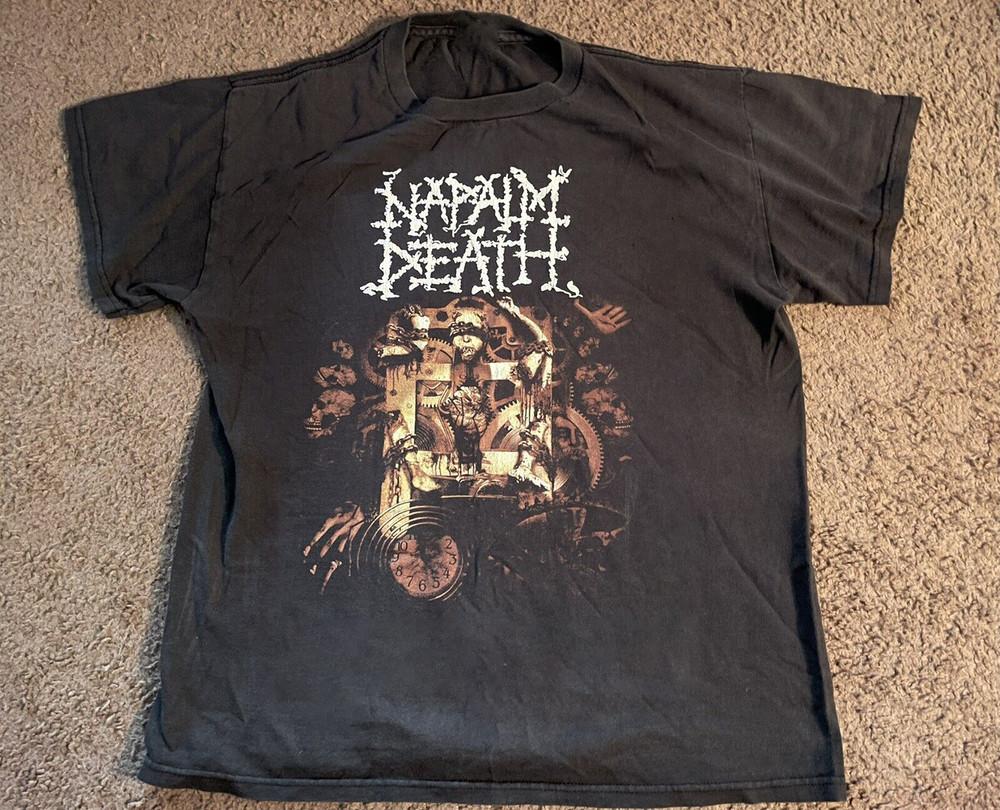 Napalm Death Металл Рок Футболка с коротким рукавом Унисекс Футболка SB238 Унисекс Футболка