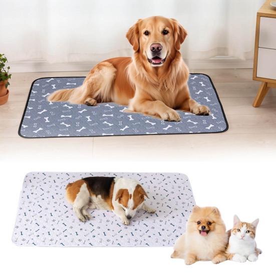 Многоразовая моющаяся пеленка для щенков, нескользящая, супервпитывающая, непромокаемая, для пола, манежа, клетки, родильного ящика