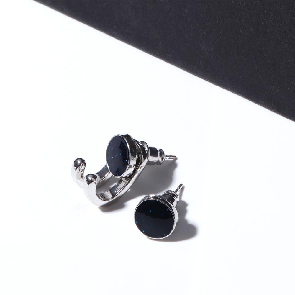 Metal 925 Silver Needle Black Onyx New Claw Fashion Jewelry MeStud Earrings Punk Earrings Ear Studs