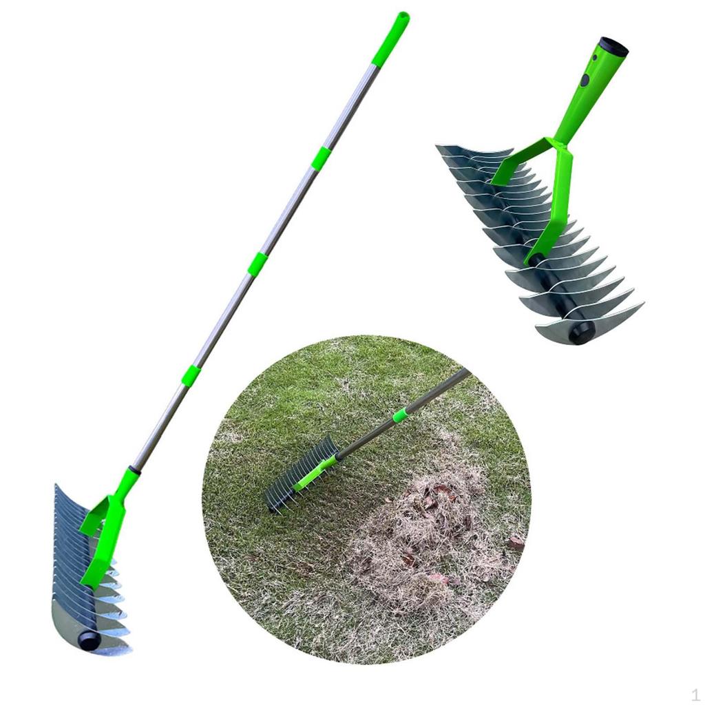 Heavy Steel Duty Rake Lawn For Effective Grass Maintenance