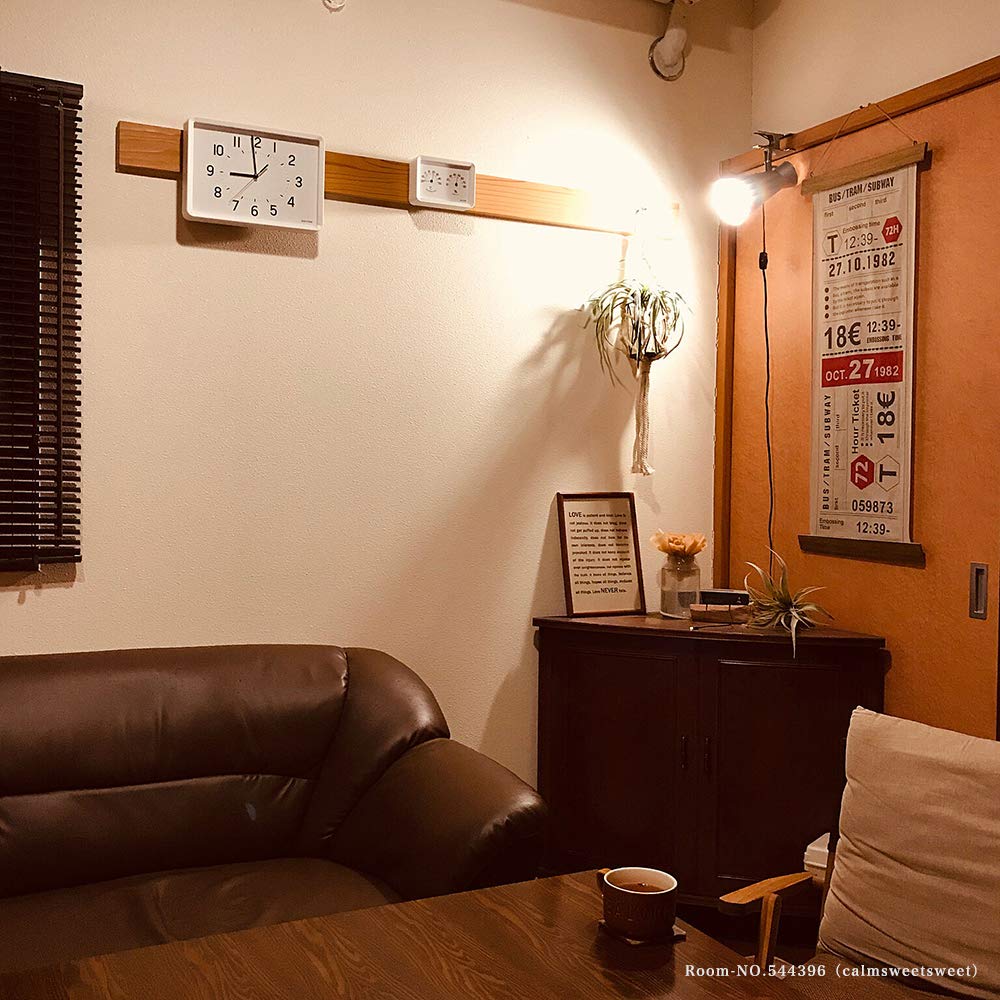 RHYTHM Настенные часы настольные часы формата А4 интерьерные часы белые RHYTHM PLUS 8MG815SR03 21x29.7x4.8см