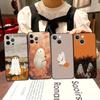 Чехол для телефона на Хэллоуин, милый призрак, для iPhone 16,15,14,13,12,11,Pro,X,XS,Max,XR,Plus,Mini, Черный, Мягкий силиконовый чехол