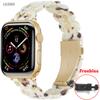 Ремешок из смолы для Apple Watch Band 44 мм, 49 мм, 40 мм, 42 мм, 41 мм, 45 мм, 38 мм, женский браслет IWatch Series 9, 8, 7, 6 SE 5, 4 Ultra2, ремни Correa