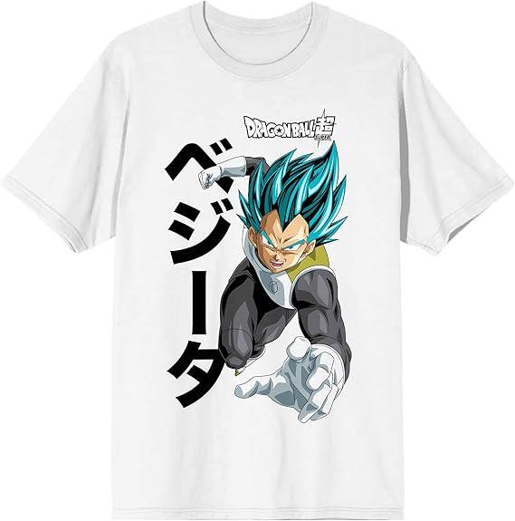 Dragon Ball 2026 Summer 100 Cotton Vegeta Printed Casual Sports Fitness Tshirt Vintage Harajuku Neutral Kids Tshirt Top Y2k