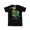 Marvel Womens/Ladies Loki Throne Cotton Boyfriend T-Shirt