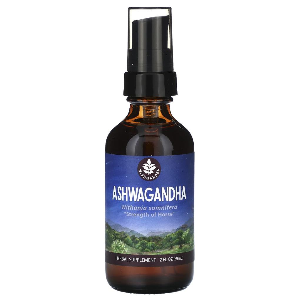 WishGarden Herbs Ashwagandha, 2 Fl Oz (59 Ml)