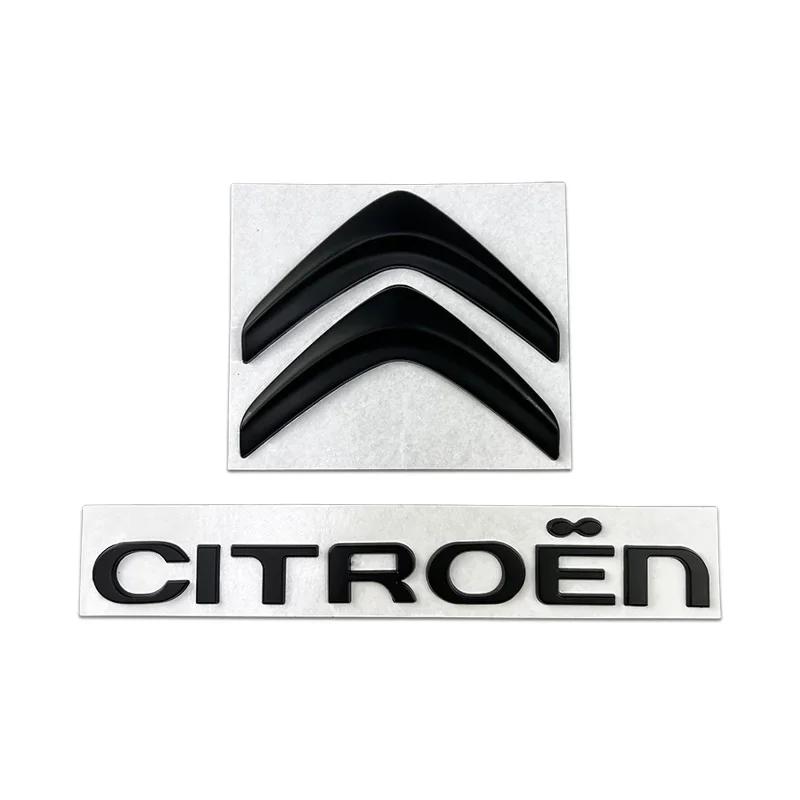 for Citroen Alloy Car Letter Sticker Rear Emblem C-Elysee C4 C3 C5 C1 Picasso DS3 DS5 DS4 Jumper Xsara Sega C-quatre Rear Badge