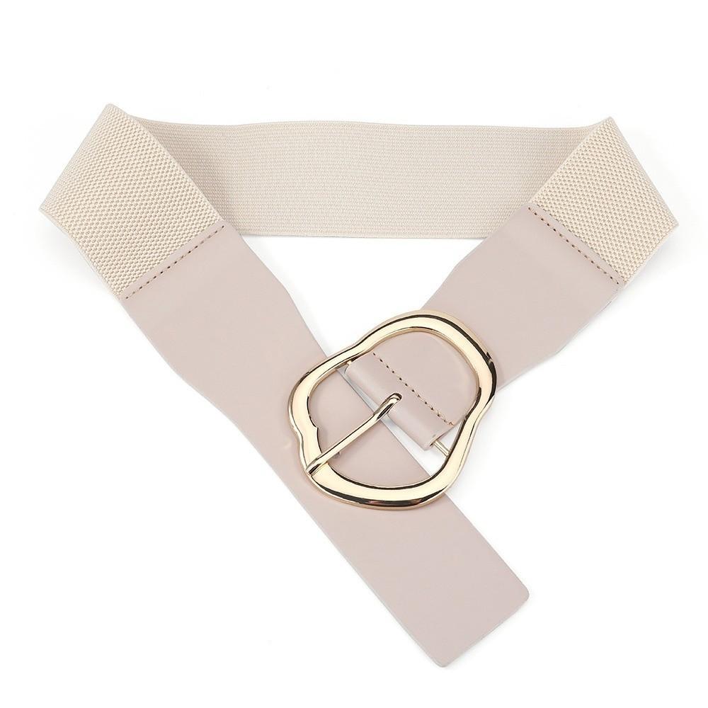 Adjustable Tying Women Waistband Belt Retro Leather Belt Fashion Pin Buckle Belt  Dresses Accessory