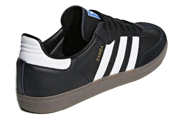adidas Оригиналы Samba OG Черно-белые с резиновой подошвой B75807