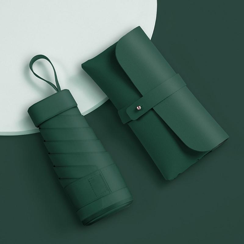 Карманный зонт Долговечность Конструкции из железного волокна УФ-зонт от солнца Дождевые зонты для активного отдыха и поездок на работу