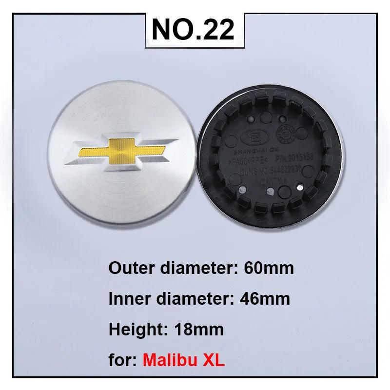 AABHM1 for Chevrolet MALIBU XL AVEO CAPTIVA CRUZE IMPALA LACETTI Sail SILVERADO 53mm 60mm Car Wheel Center Hub Caps