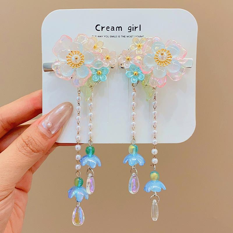 Китайские заколки для волос в стиле принцессы с кисточками - Аксессуары для волос Ханфу в древнем стиле для женщин и девочек