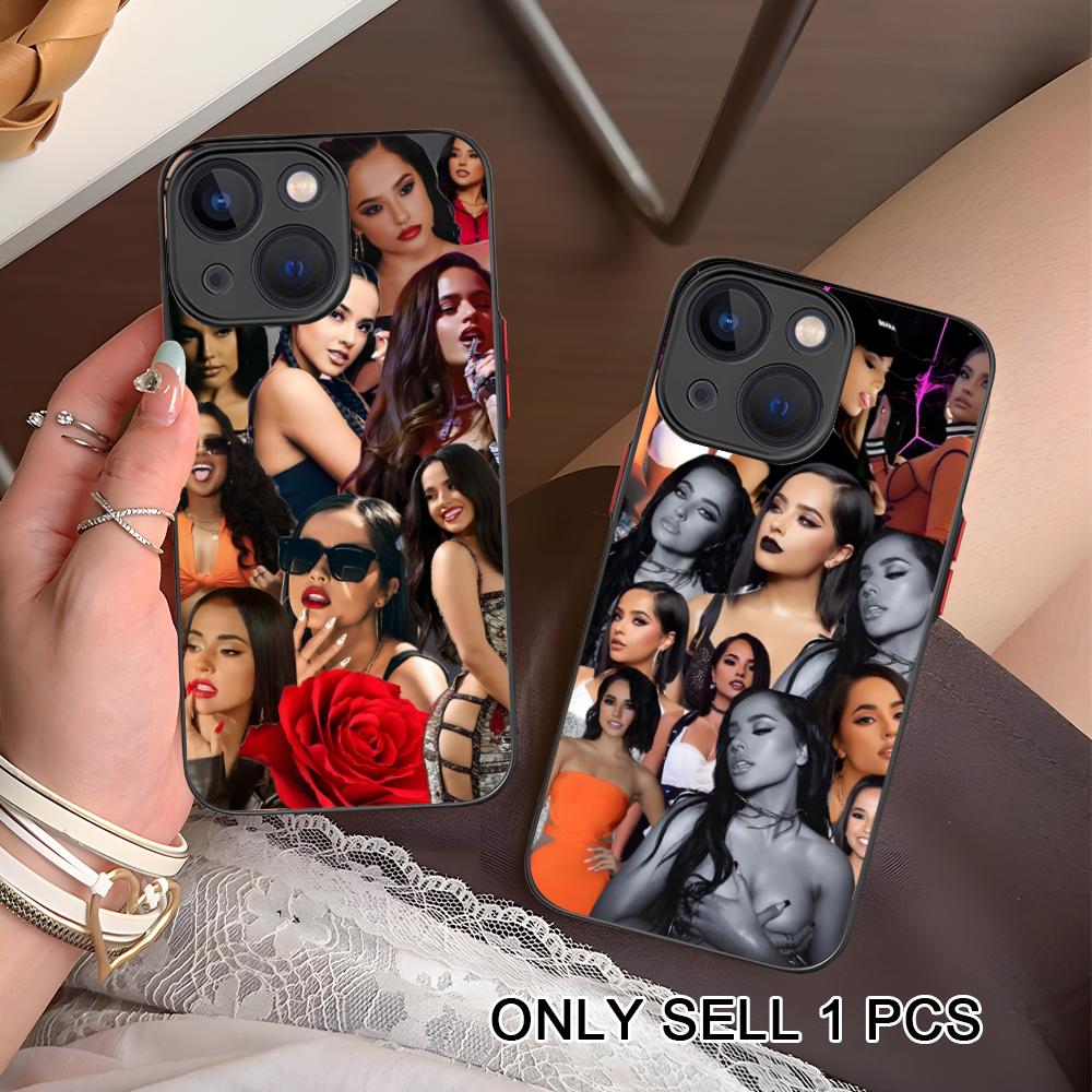 Модный силиконовый чехол для мобильного телефона Becky G для iPhone 17 16 15 14 13 12 11 X XR XS Air Pro Max Plus Mini Цветная крышка