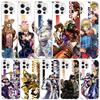 Чехол для телефона JoJo's Bizarre Adventure Аниме Для IPhone 16 17 Air 16E 15 14 Plus 13 Mini 12 11 Pro Max 7 8 + SE 2020 Мягкий ТПУ Задняя крышка