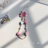Cute Phone Charms Beaded Strap Cellphone Keychain Bear Butterfly Heart Cool Charm for Bag Keyring Camera Pendants Decor