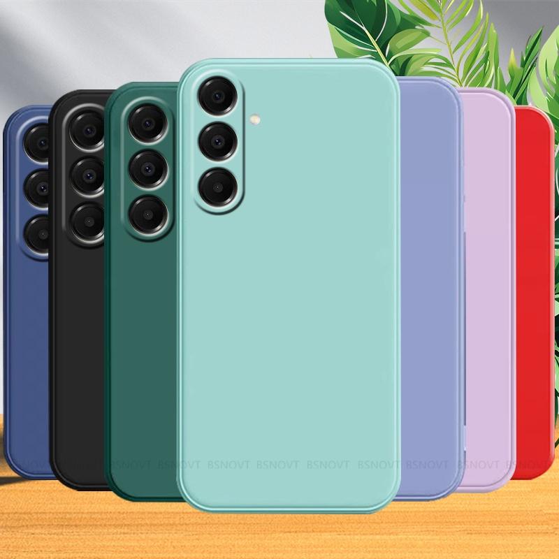 Для Samsung S25 FE Чехол Накладка Samsung Galaxy S25 FE Capas Бампер Оригинальный Жидкий Силикон Противоударный Мягкий Fundas Samsung S25 FE