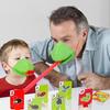 1 Set Sticking-Out Tongue Frog Face Guard Toy Licking Animal Chameleon Tongue Game 2 Players Board Game Toddler Boys Girls Gift