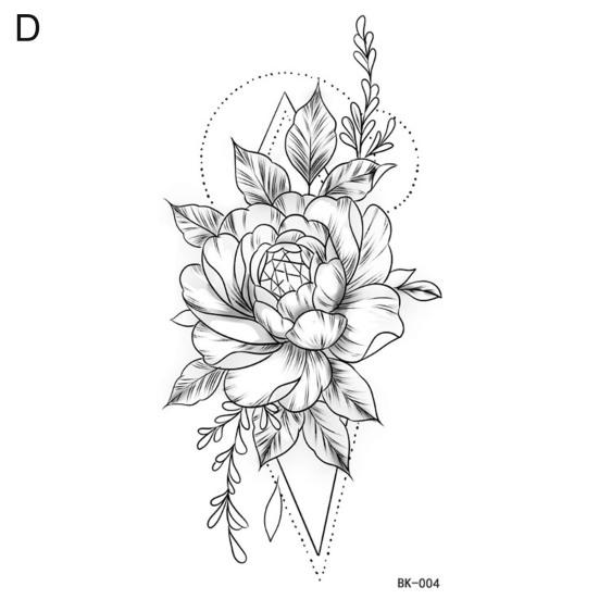Стильная поддельная татуировка на теле, водонепроницаемая, простая в использовании, боди-арт