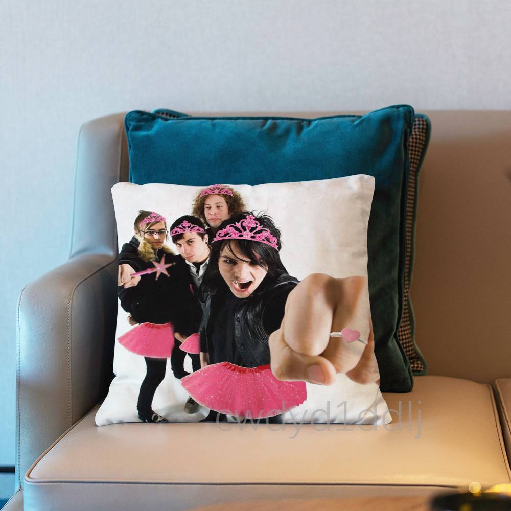 MMy Chemical Romance Gerard Way Cushion Cover Pillow Cover Decor Pillowcase Printed Cushion Case For Couch