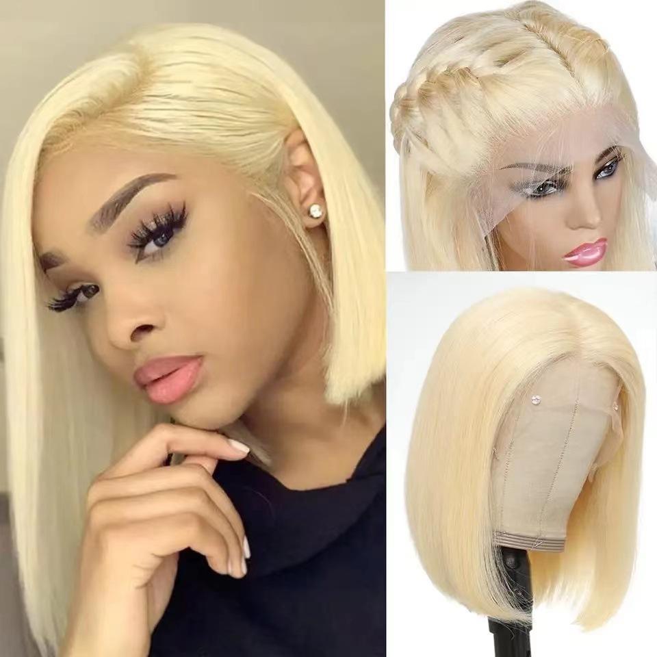 African wig female black short medium bobo head chemical fiber headgear short hair spot