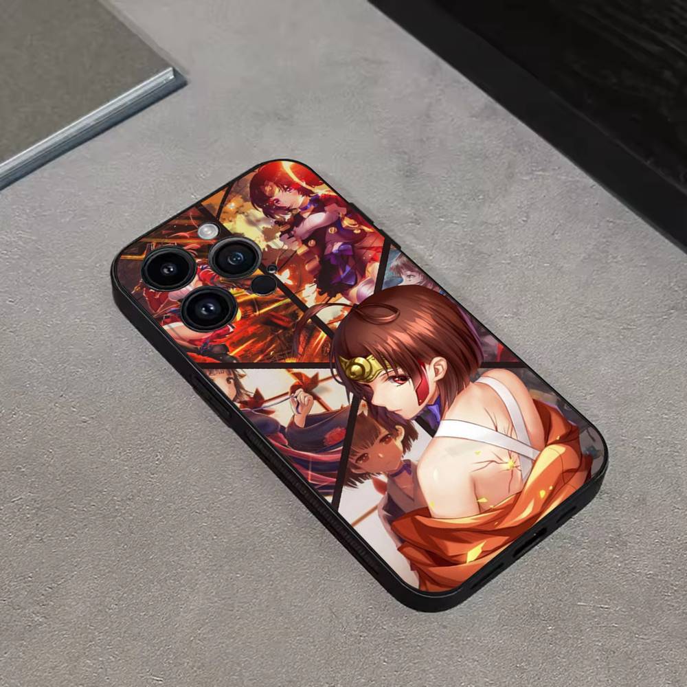 Чехол для телефона K-Kabaneri Железная крепость Для iPhone 17,16,15,14,13,12,11 Plus,Pro Max,XS,X,XR,SE,Mini,8,7, Мягкий силиконовый Черный чехол
