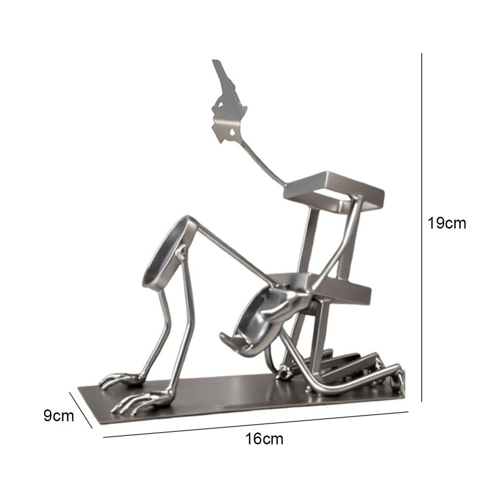 Skull Wine Bottle Stand Skull Skeleton Design Wine Holder Skull Metal Wine Rack for Home Kitchen Bar Table Decoration