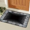 Yousheng 3D Optical Illusion Floor Mat Non-Slip Vision Rug Realistic 3D Carpet for Living Room Bedroom Bathroom Hallway Easy Care Decorative Rug