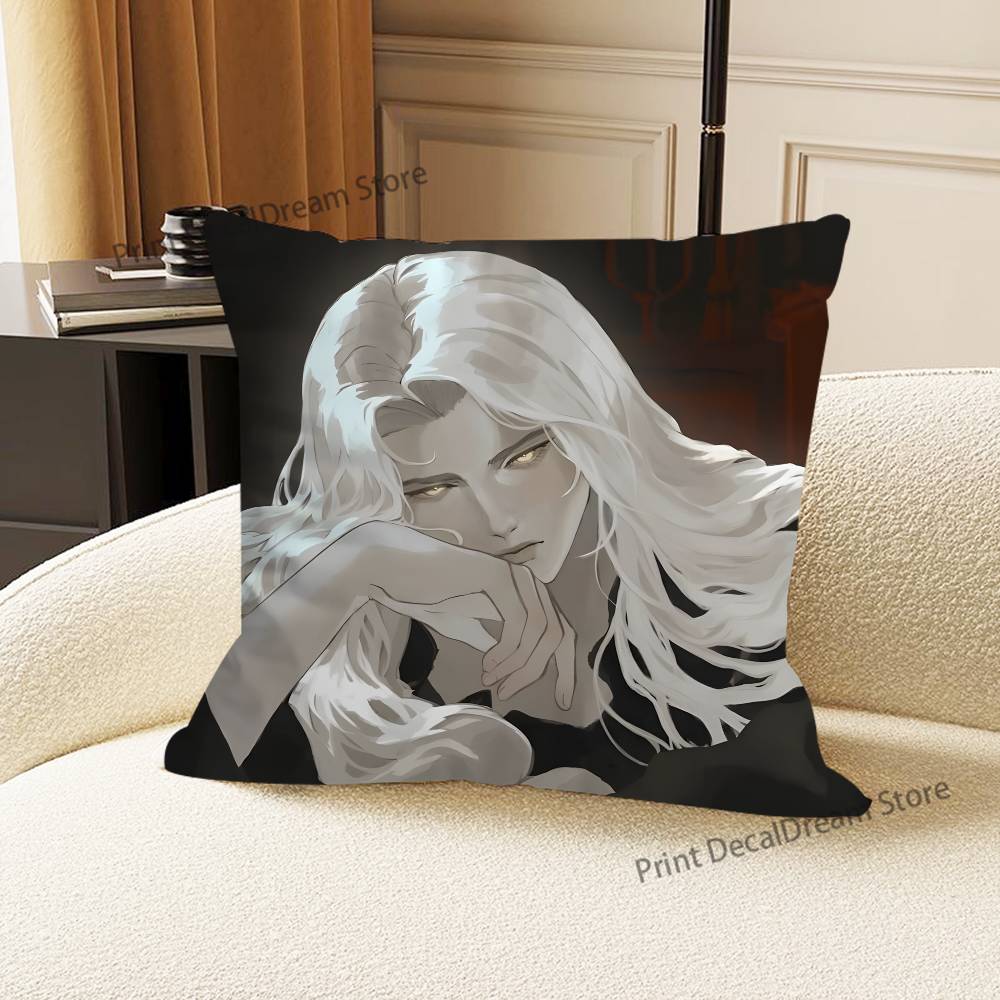 Game Anime A-Alucard Pillow Case For Sofa Decor Car Office Room Printing Cushion Cover Decorations and Protector
