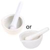 Porcelain Mortar and Pestle Set Kitchen or Laboratory Grinds Powdered Chemicals for DIY Kitchen Gadget Mill Crusher