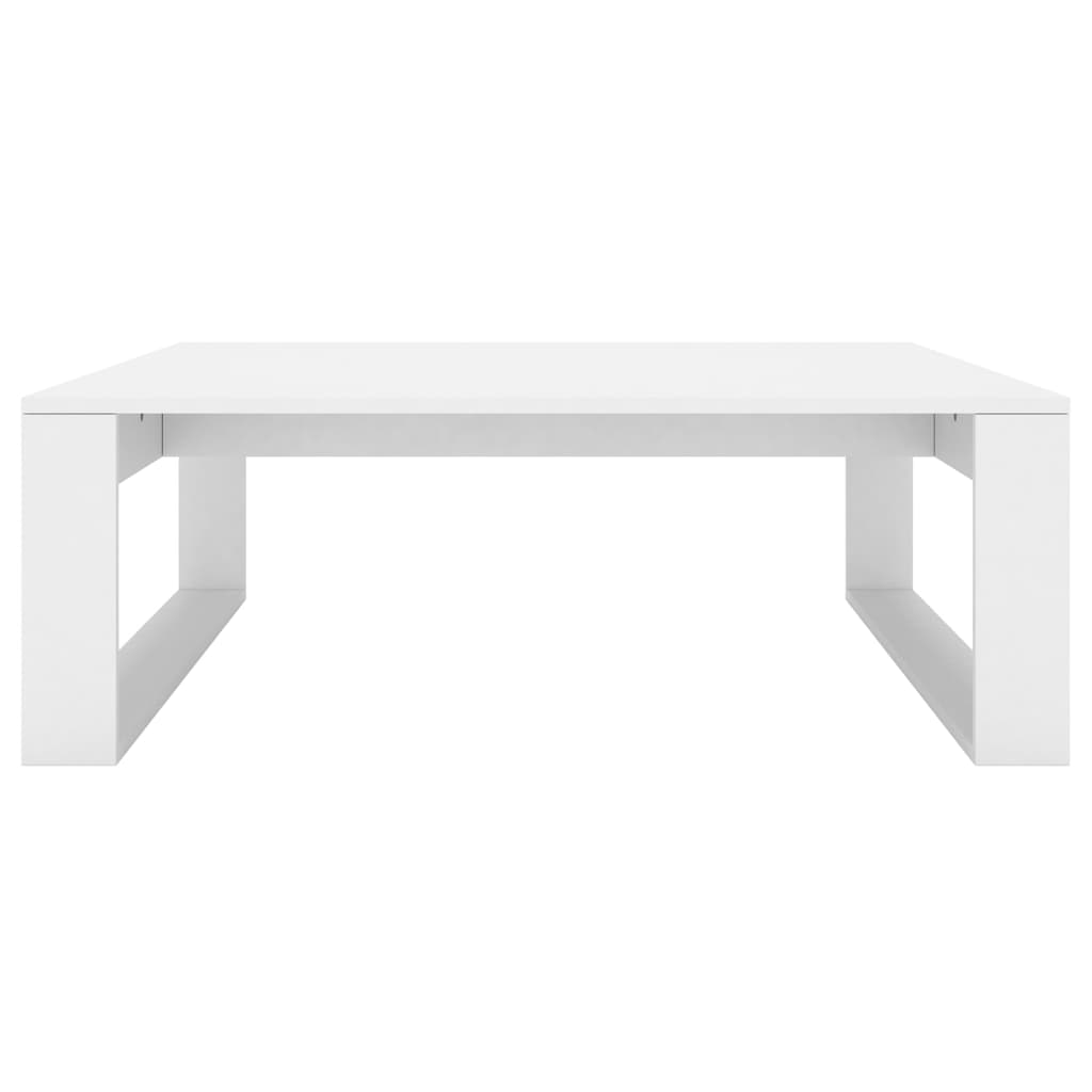 Coffee Table White 100 x 100 x 35 cm Engineered Wood