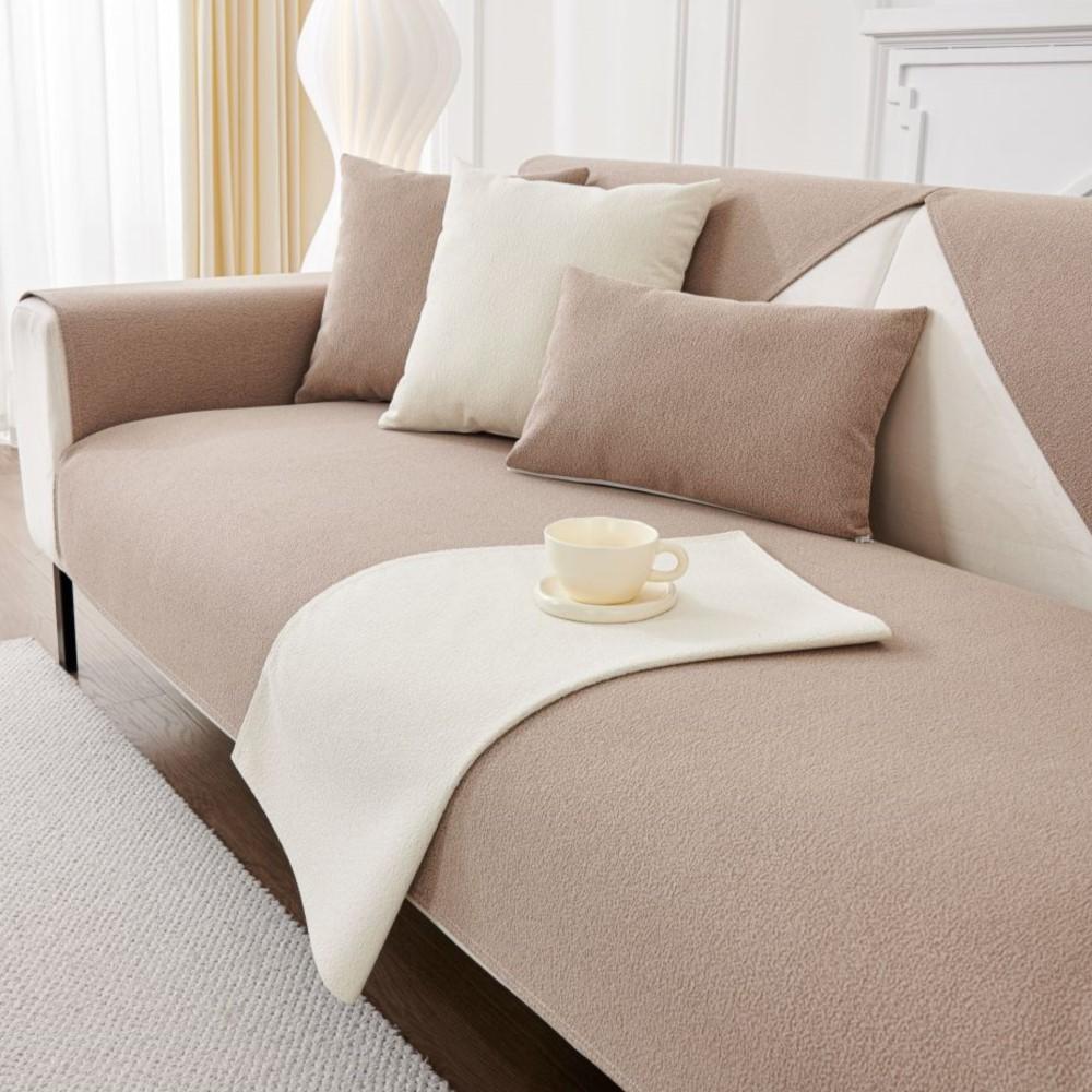Сплошные цветные чехлы для диванов для гостиной, противоскользящие пылезащитные чехлы для диванов, универсальные четырехсезонные диваны, водонепроницаемая подушка для дивана