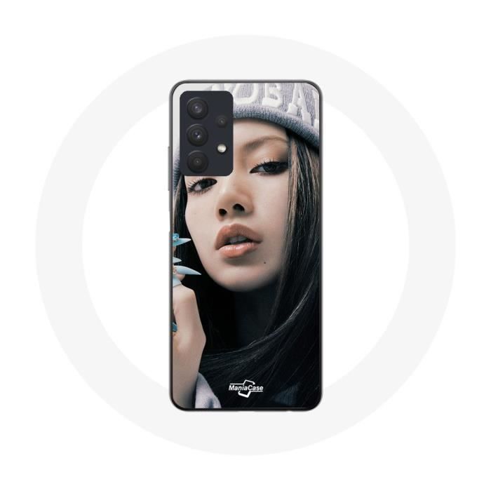 Coque - Blackpink - Samsung Galaxy A32 5G - Souple - Noir - Motif Lisa LALISA